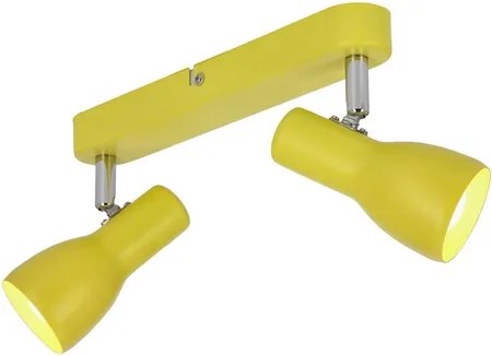 Spotlámpa PICARDO 2xE14/40W/230V sárga
