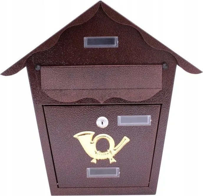 Postaláda Házikó XL utántöltő,antik barna SK43