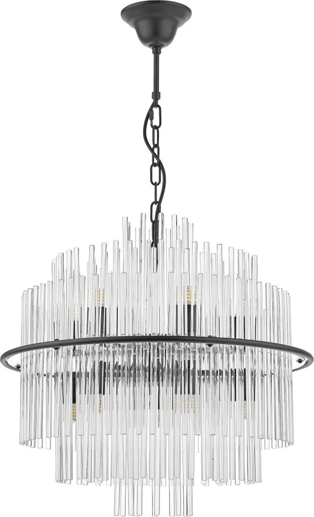 Dar Lighting glamour modern függeszték lukas fekete darluk1722