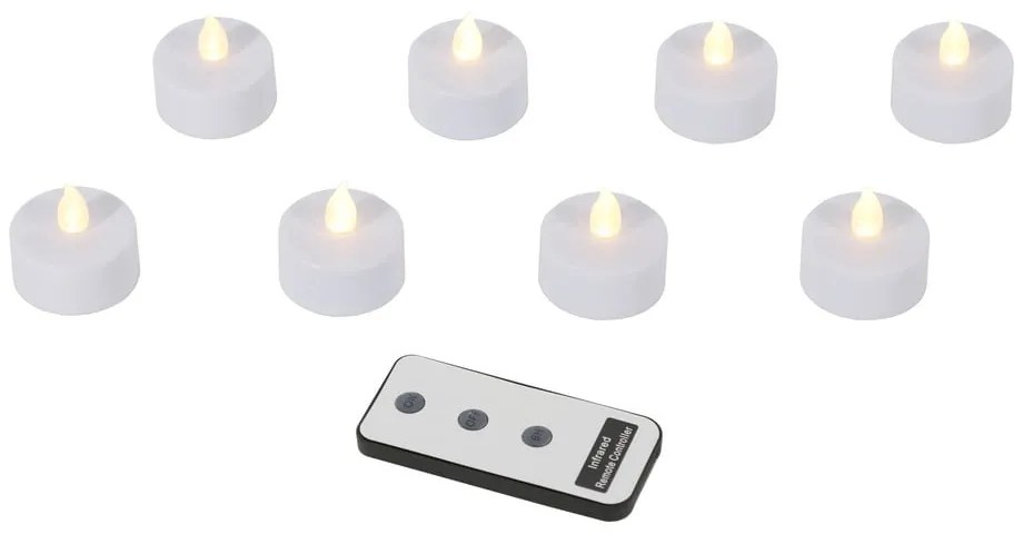LED gyertya szett 8 db-os (magasság 4 cm) – Hilight
