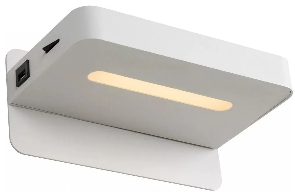 Lucide Lucide 77280/05/31 - LED Fali lámpa ATKIN 1xLED/5W/230V USB LC2324