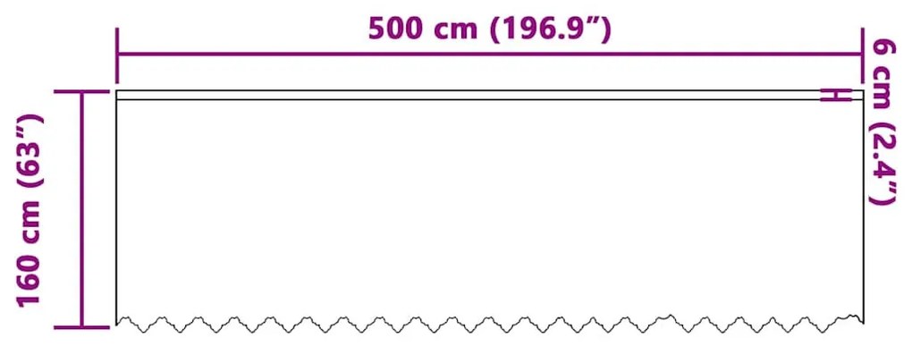 Függönyök függönyökkel Fehér 500 x 160 cm Poliészter