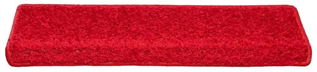 vidaXL 30 db piros lépcsőszőnyeg 65 x 21 x 4 cm