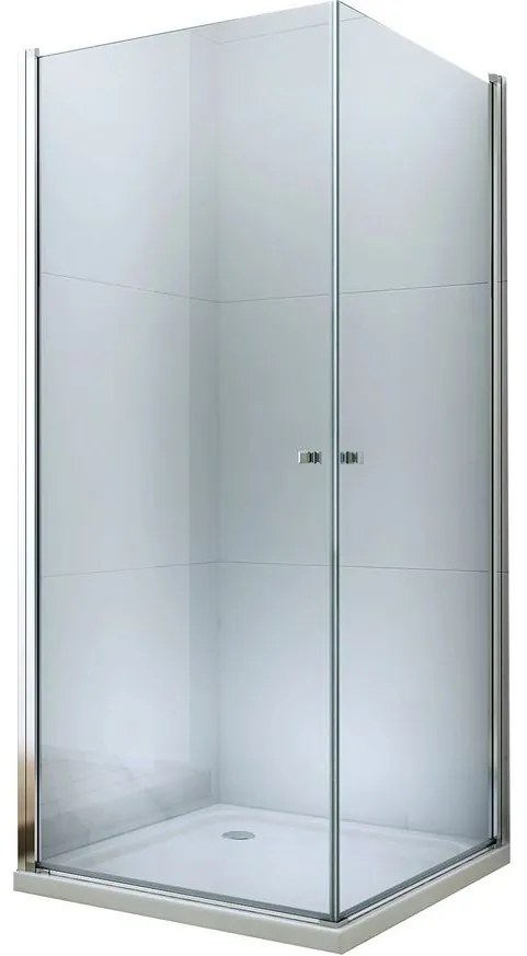 Mexen Pretoria DUO zuhanykabin 70x95cm, 6mm üveg, króm profil-átlátszó üveg, 852-070-095-02-00