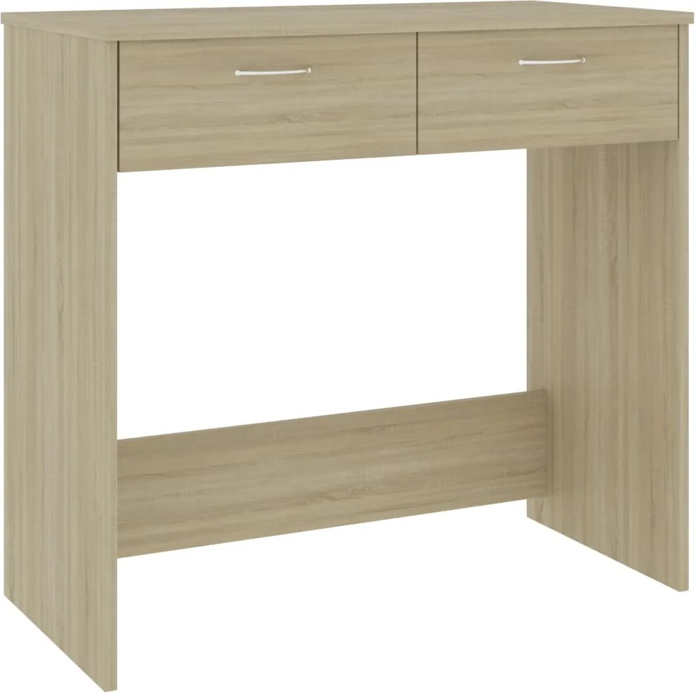 vidaXL sonoma tölgy színű szerelt fa íróasztal 80 x 40 x 75 cm