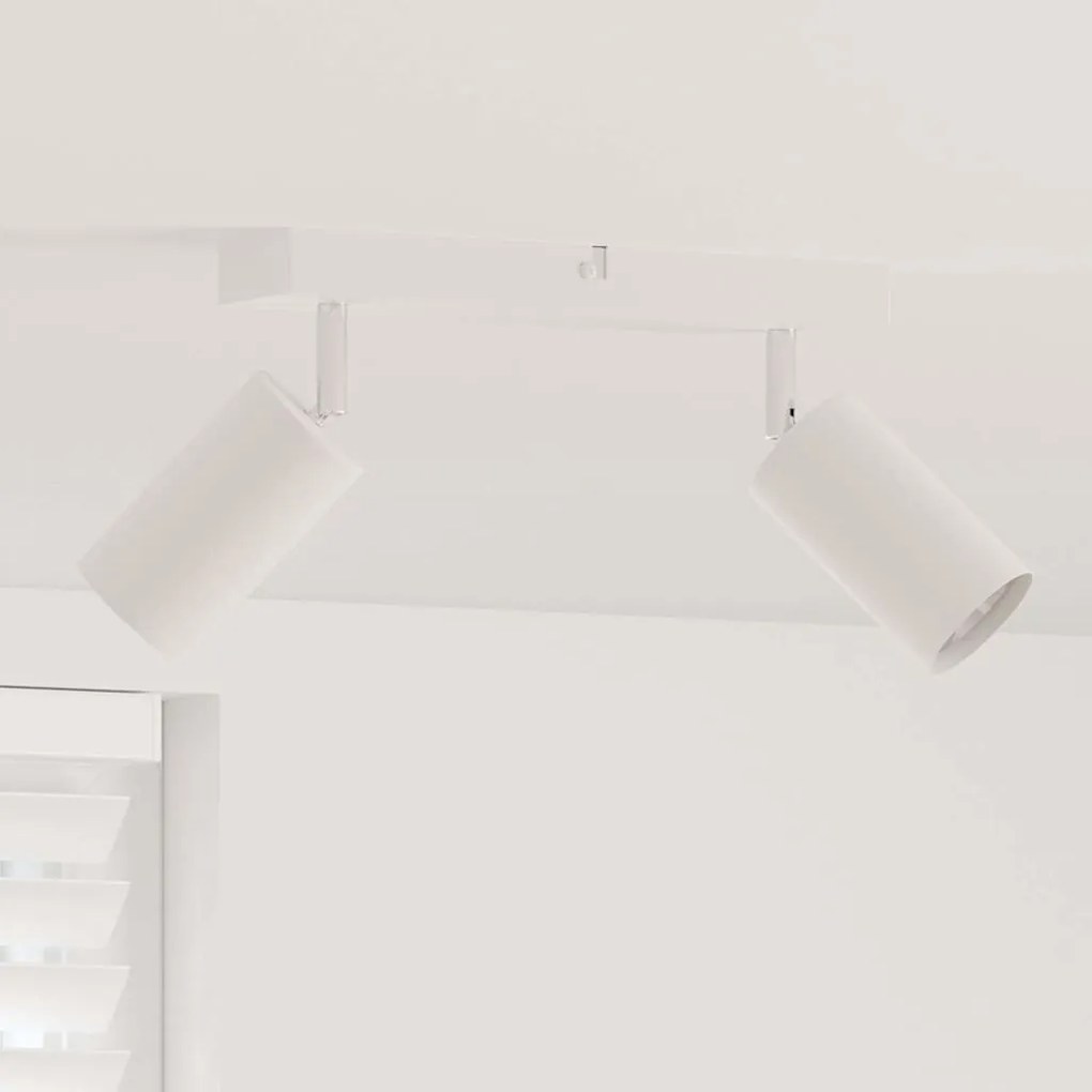 Mennyezeti spotlámpa Fehér 26 x 5.5 x 16.5 cm Acél