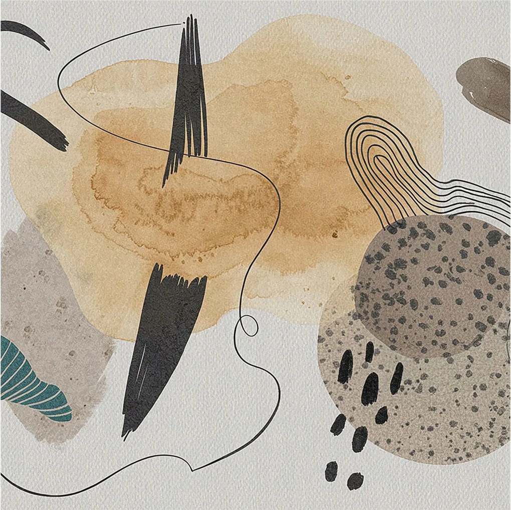 Fotó Fali tapéta Falfestmény Absztrakt kompozíció 250x250