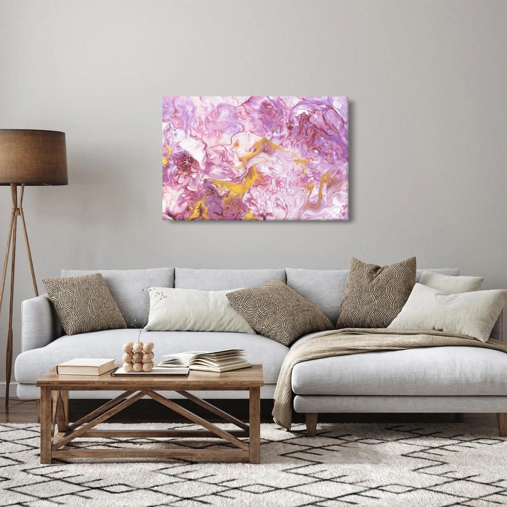 Kép - Rózsaszín absztrakció (90x60 cm)