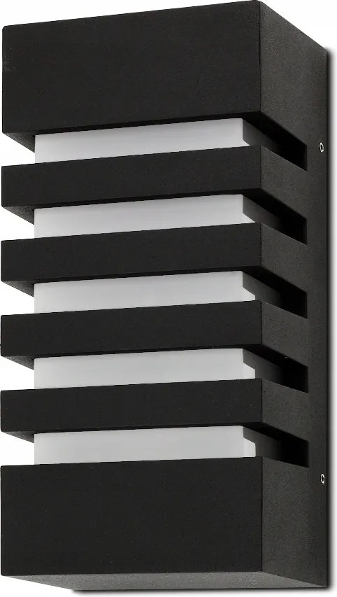 Kültéri Fali Lámpa Led Kerti Lámpa Homlokzatra E27 Dekoratív Fekete