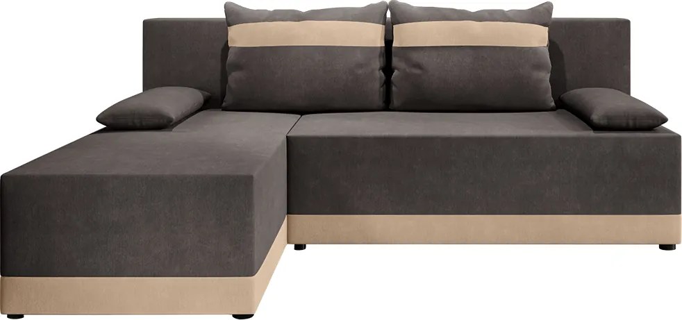 Univerzális ülőgarnitúra, szürke/bézs, ROMAND