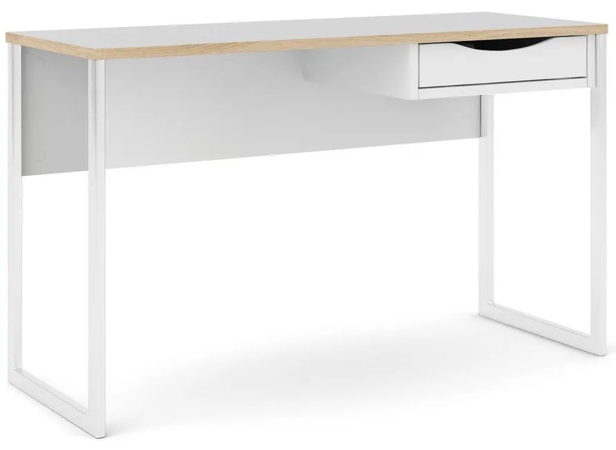 Function Plus fehér íróasztal, 130 x 48 cm - Tvilum