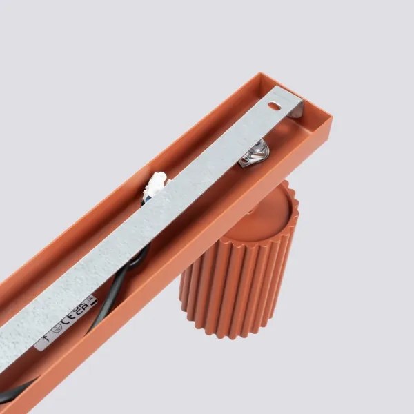 Sollux SL.1638 - Spotlámpa KARBON 3xGU10/10W/230V piros