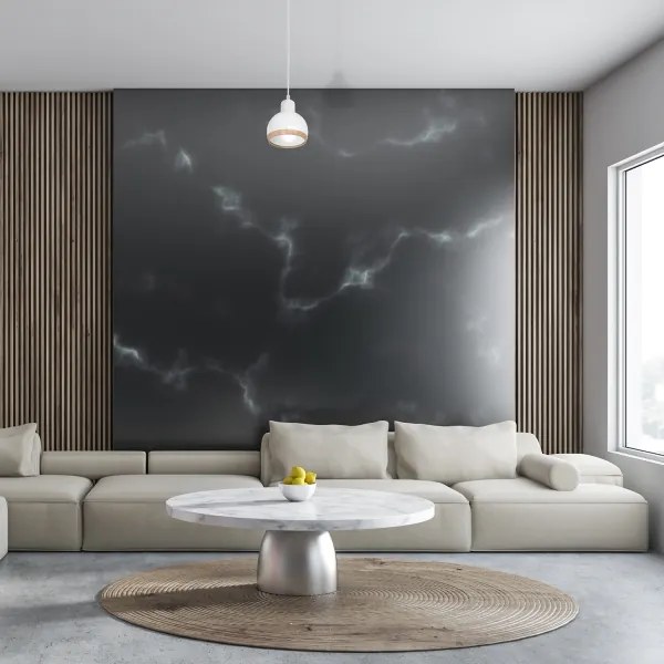 Csillár zsinóron OVAL 1xE27/60W/230V fehér