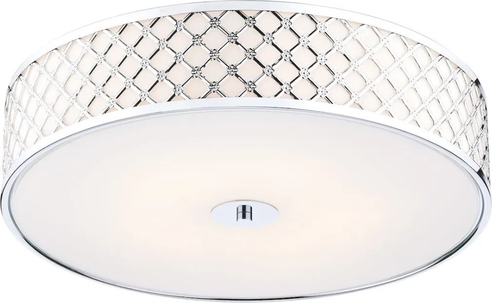 DAR LIGHTING CIV5250 CIVIC Ernyős Mennyezeti Lámpa Csiszolt Króm E14 IP20