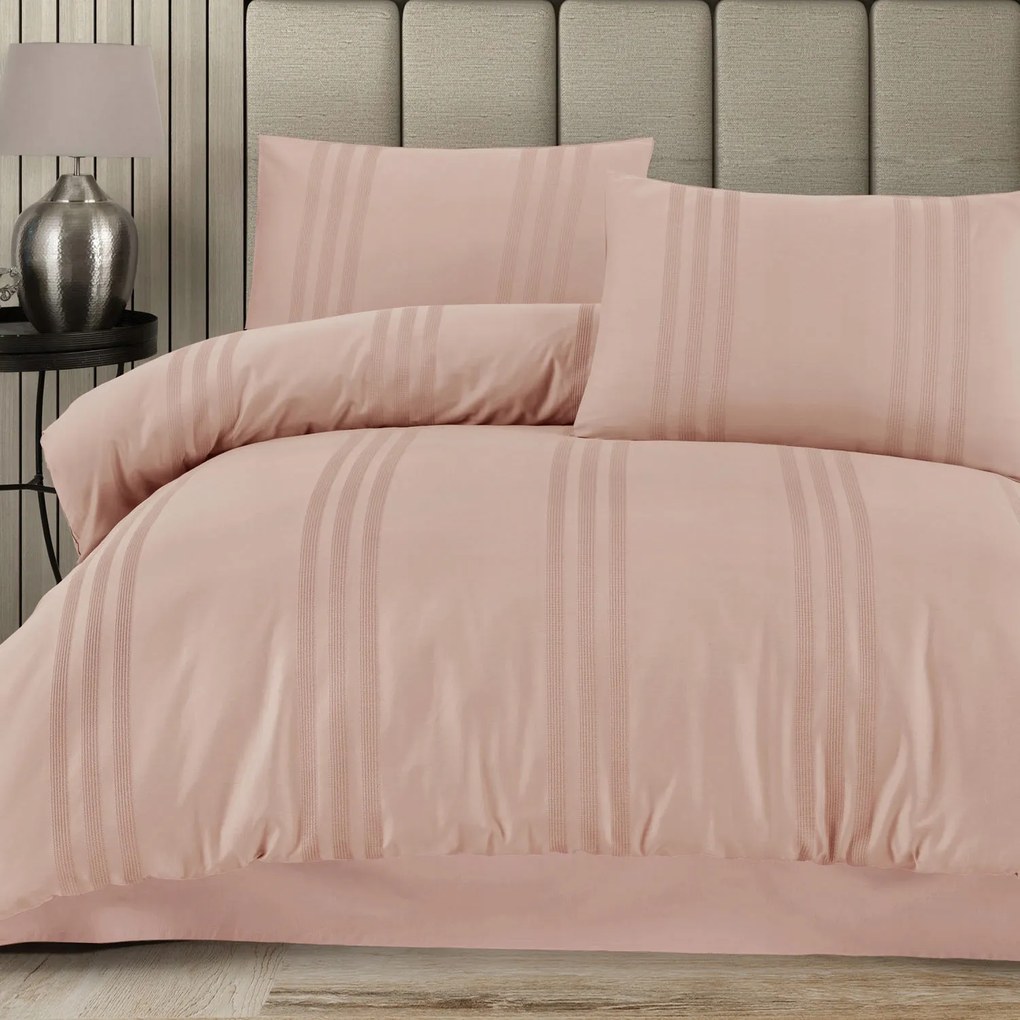 Pamut ágyneműhuzat PINK/220x200(P) Melkor 160 gramm g/m2 -vastag, erős