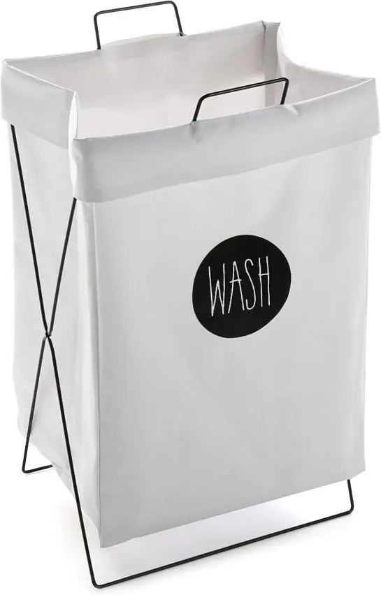 Minimal fehér szennyeskosár - Versa