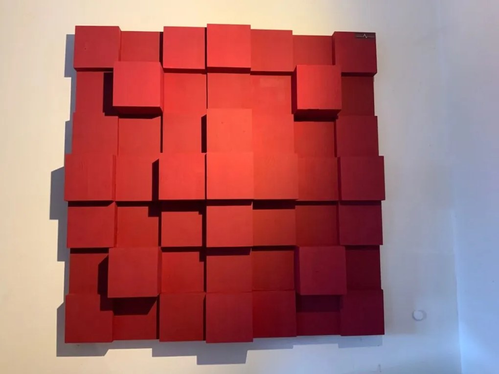 3D Akusztikai Diffúzor 70×70cm - 70cx70x10cm Személyes átvétel.