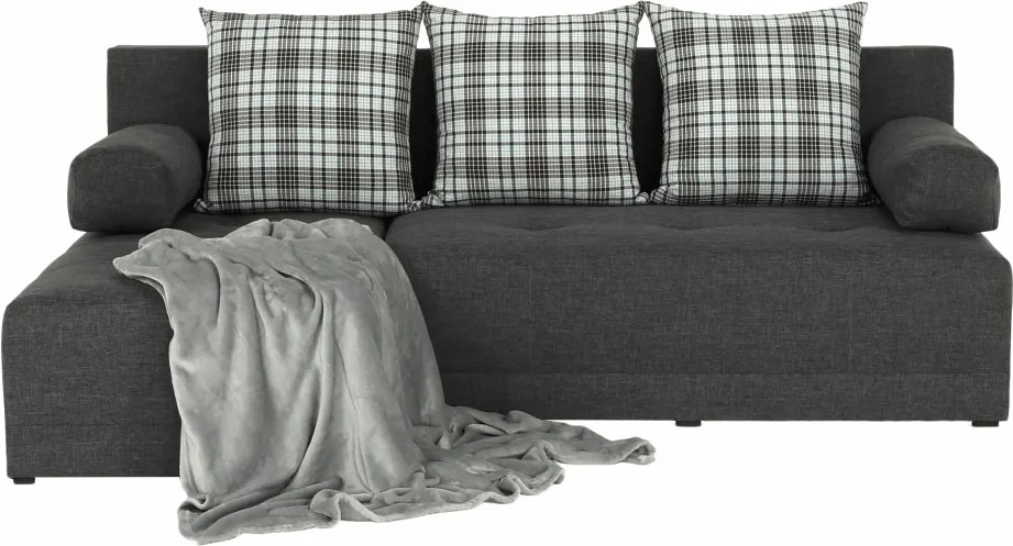 Sarokülőgarnitúra készlet, szürke melír /párnák minta, bal, MEXX NEW