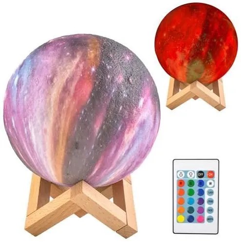 Holdfényes éjszakai fény 15 cm 16 színben