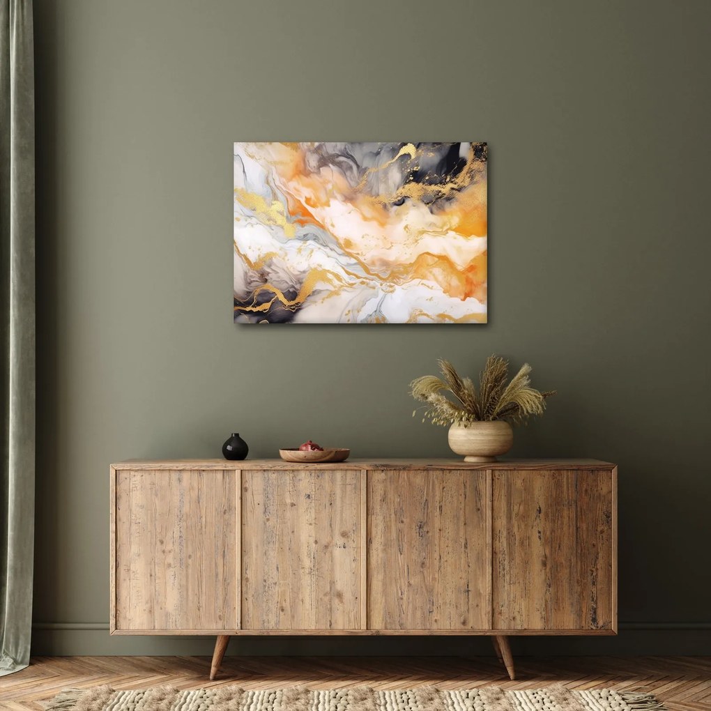 Kép - Márványozott háttér (70x50 cm)