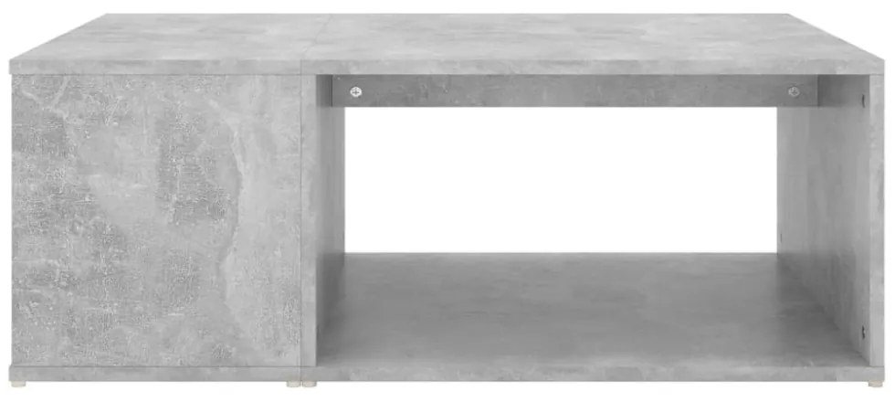 betonszürke szerelt fa dohányzóasztal 90 x 67 x 33 cm