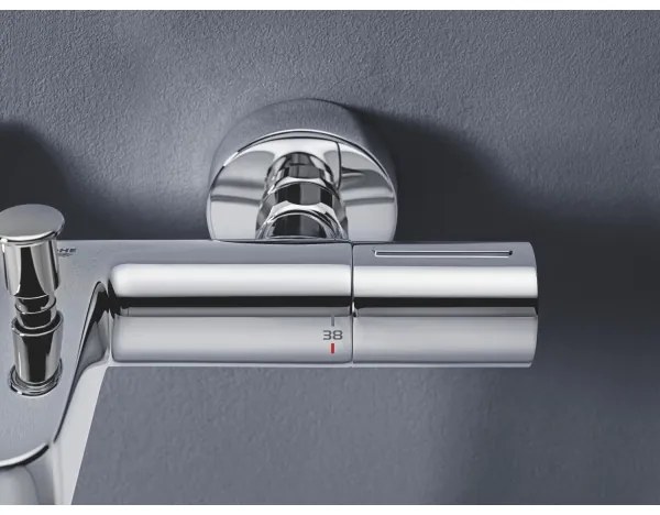 GROHE 34774000 - PRECISION GET DN 15 termosztátos kádcsaptelep, fényes króm