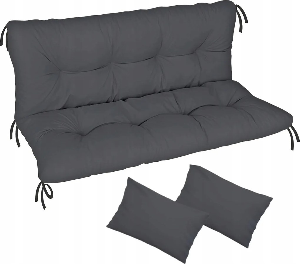 Hintapárna Kerti pad 120x50x50 Matrac Vízálló Ajándék