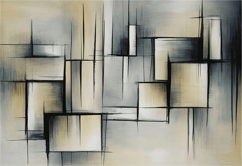 Fotótapéta Flizelin Design Divatos Absztrakt geometria 152x104