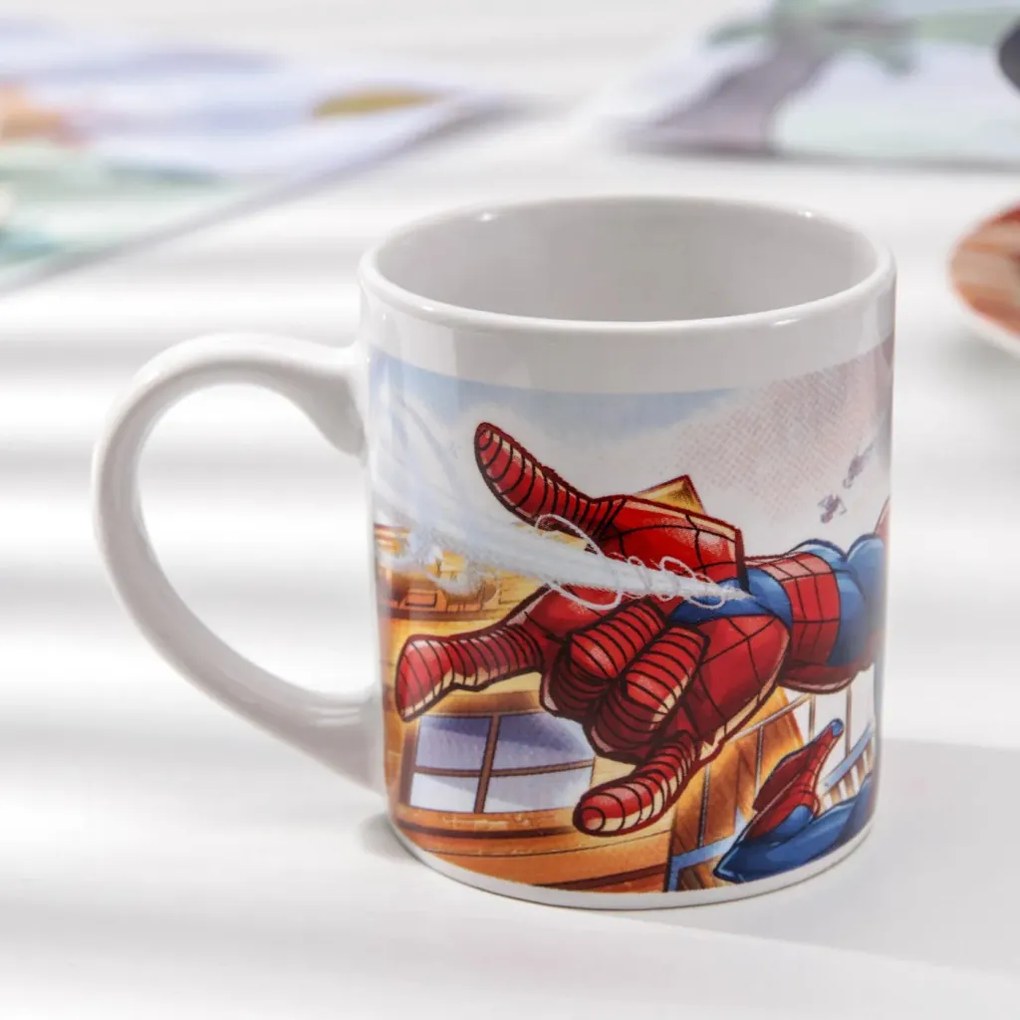 Pókember Streets porcelán bögre 235 ml (8 oz) Díszdobozban