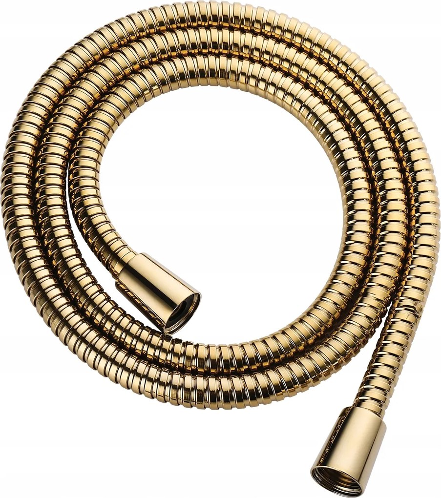 Zuhanytömlő Arany 125 CM Rozsdamentes Acél