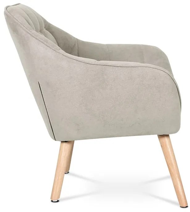 Ezüst Szövet Fotel. AK-321 SIL2