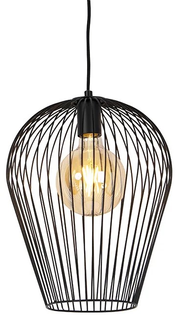 Design lógólámpa fekete - Wire Ario