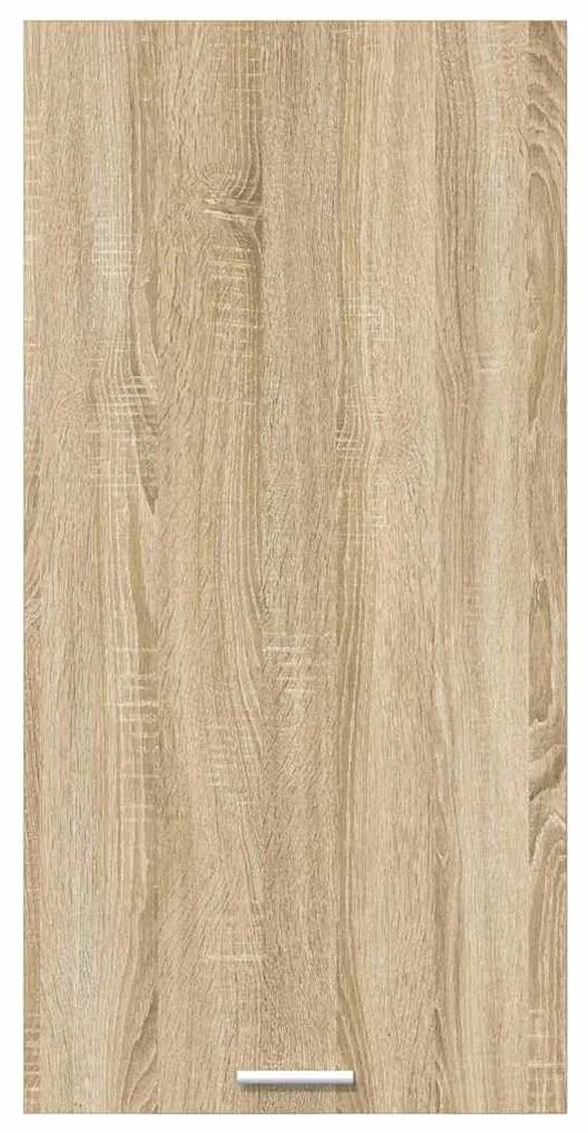 Függő szekrény Riga Sonoma tölgy és fehér 50 x 31 x 100 cm