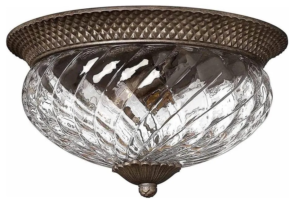 Hinkley HK-PLANT-F-L-PZ - Mennyezeti lámpa PLANTATION 3xE27/60W/230V bronz