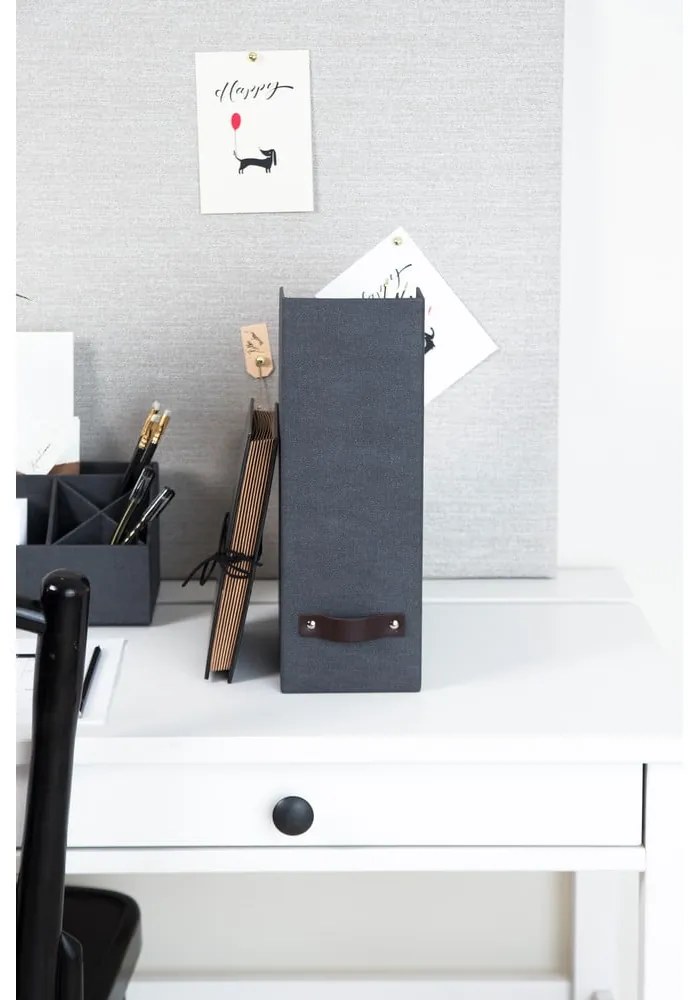 Karton rendszerező dokumentumokhoz Estelle Canvas Paper Laminate – Bigso
