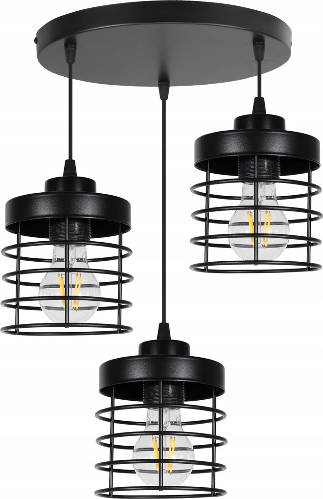 Mennyezeti Lámpa Lógó Csillár Hármas Loft Nappali Fürdőszoba