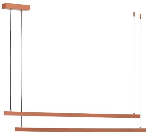 Argon 8837 - LED Csillár zsinóron MIAMI LED/74W/230V 3000K barna