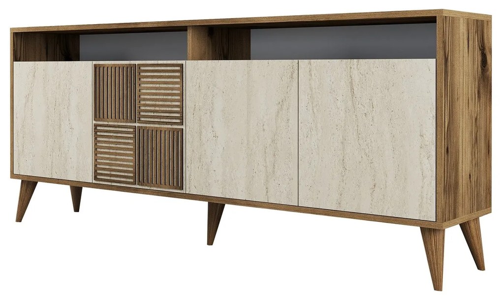 Konzolasztal Milan - Diós, Travertine