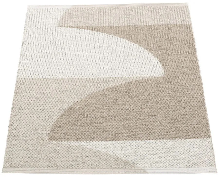 Bézs kültéri-beltéri szőnyeg 70x90 cm Hill Dark Linen – Pappelina