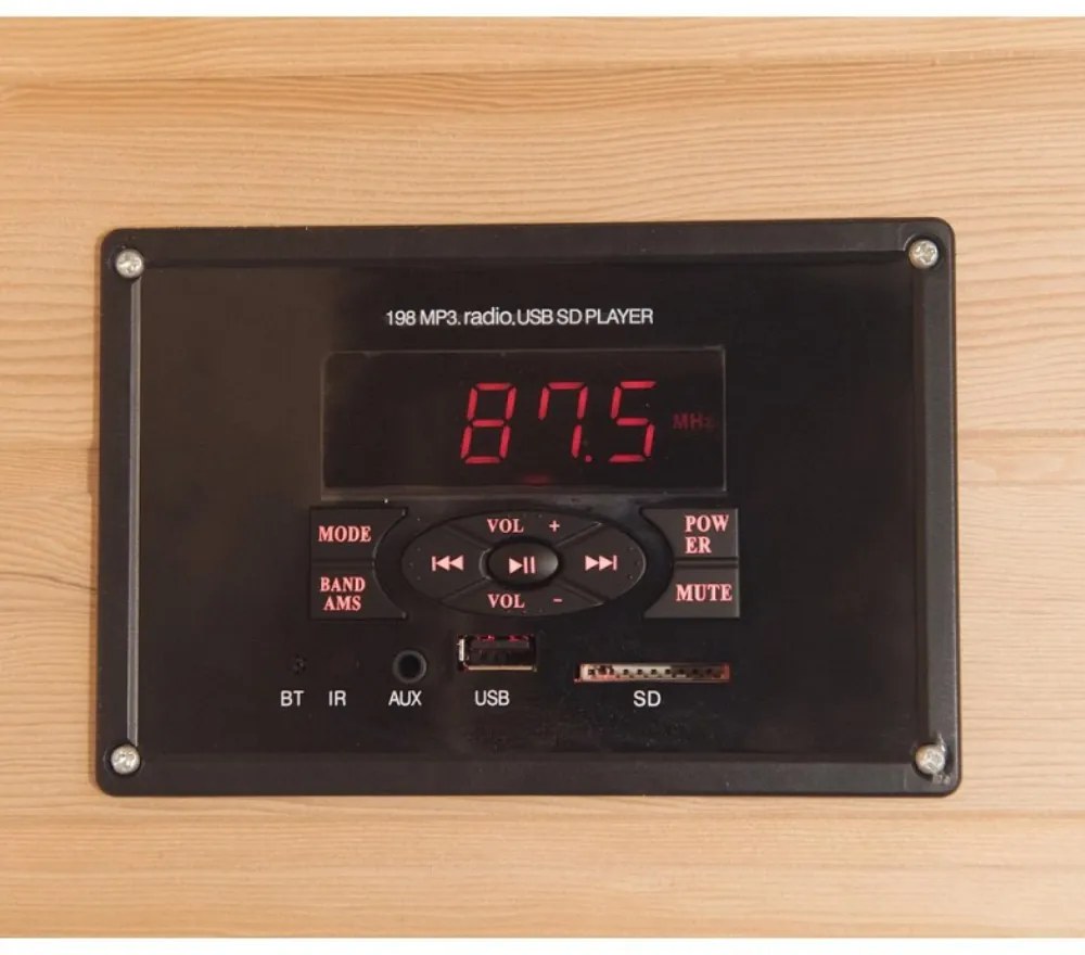 Sauna DeLuxe 4005 Carbon, világosbarna