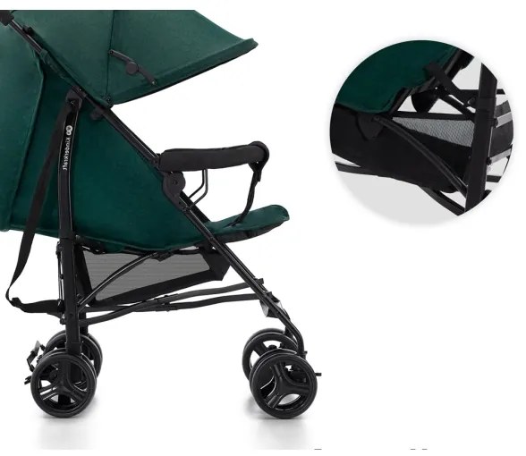 KINDERKRAFT - Babakocsi TIK Green erdő