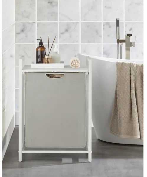 REX fehér szennyeskosár