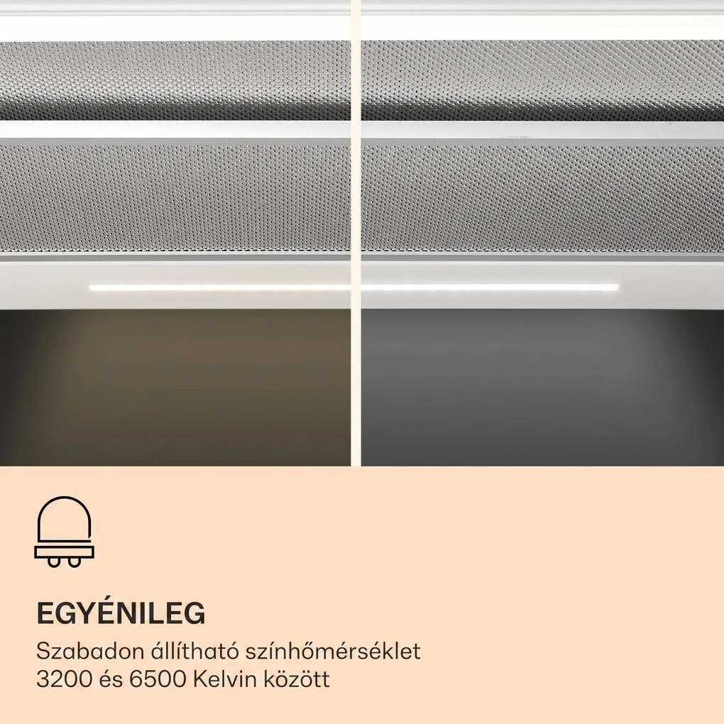 Klarstein Mariana Neo 60, kihúzható páraelszívó, 60 cm, 547 m³/ó, elszívás, LED