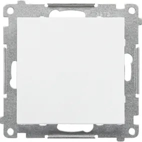 Egypólusú kapcsoló fehér matt Simon 55 TW1.01/111 Kontakt-Simon