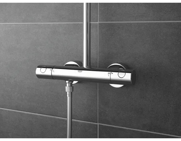GROHE 27922001 - TEMPESTA COSMOPOLITAN 210 zuhanyrendszer, fényes króm