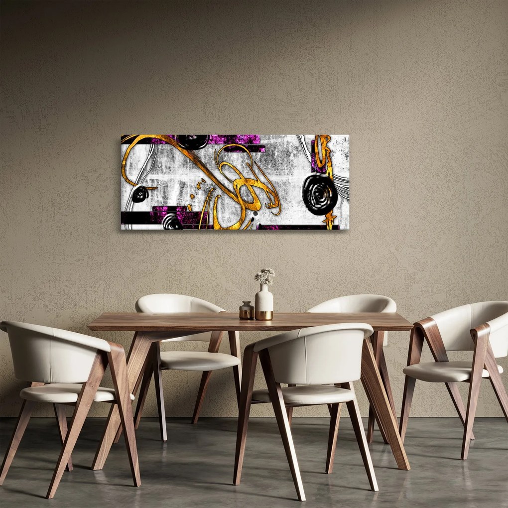 Az absztrakció képe (120x50 cm)
