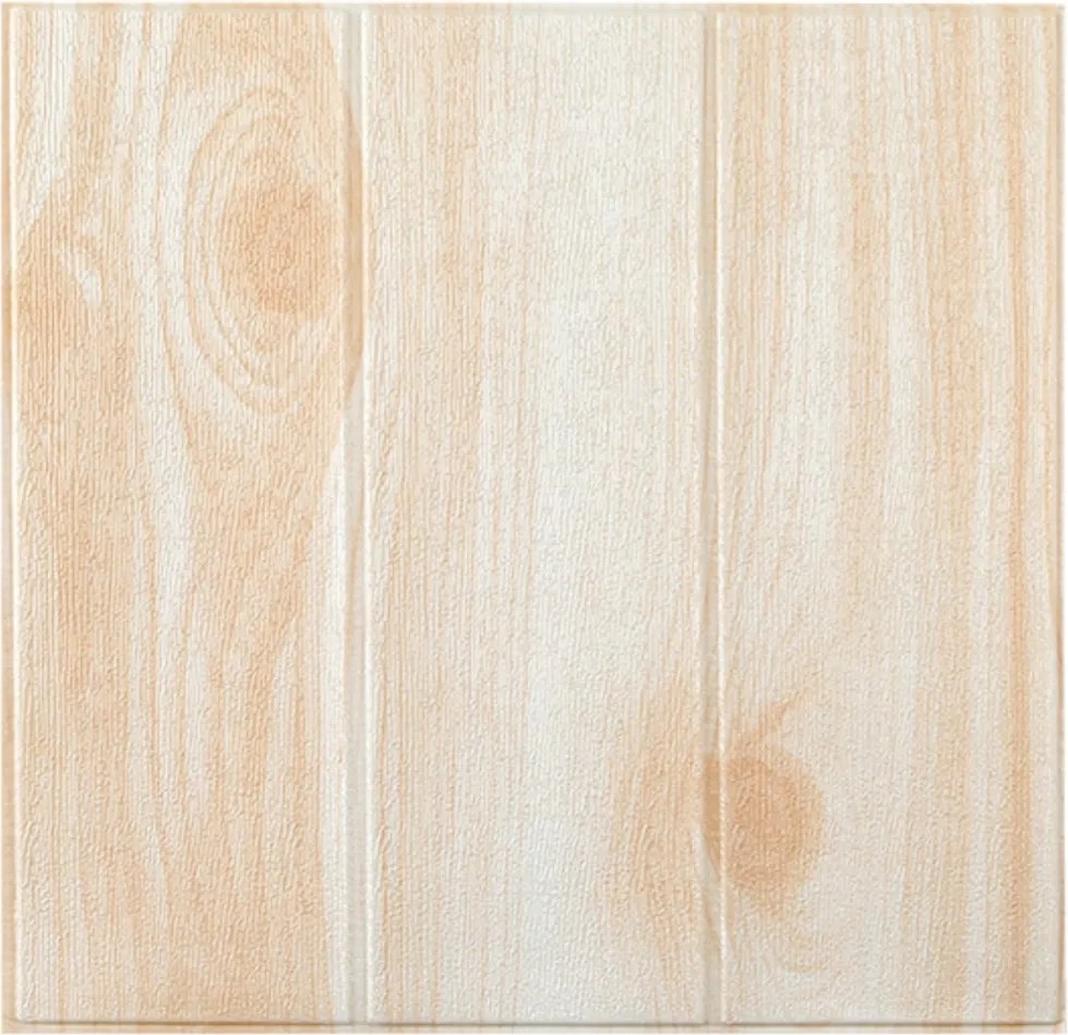 3D habszivacs tapéta Falpanel öntapadós Fa Burkolat 35x35cm 1db