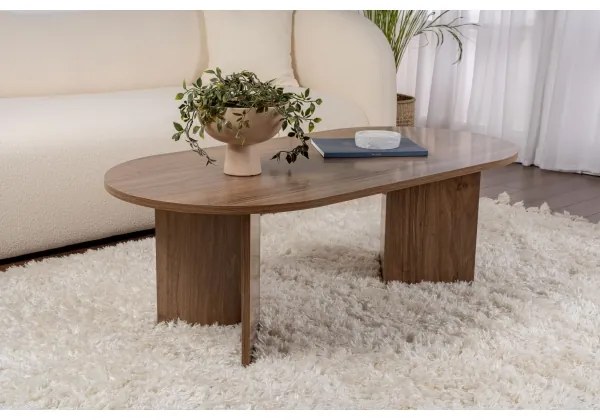 Dohányzóasztal NEL dió