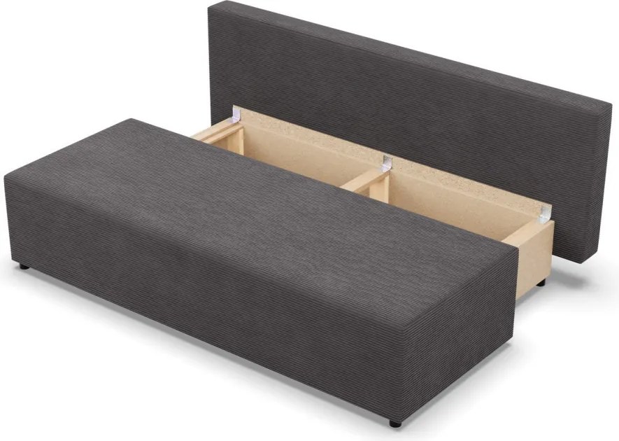 Nobu kanapé, kordbársony, szürke