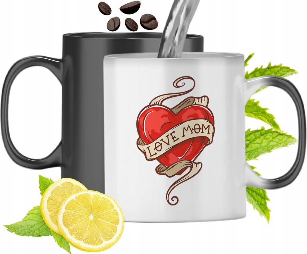 Mágikus Bögre Anyukáknak Színváltós, fényképes nyomattal